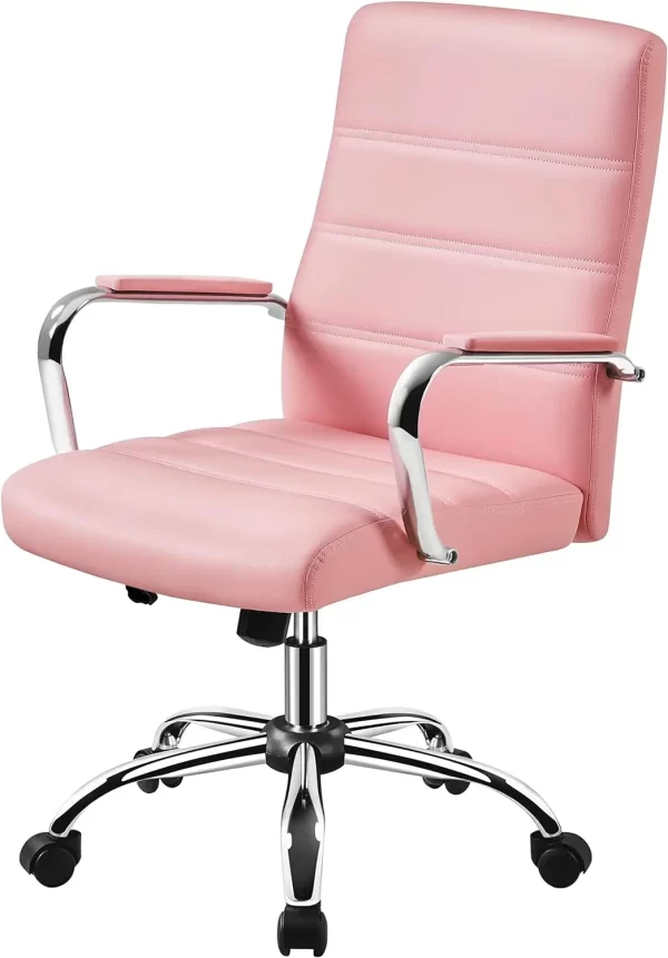 Executive Mid-Back Office Chair with Lumbar Support - Image 11