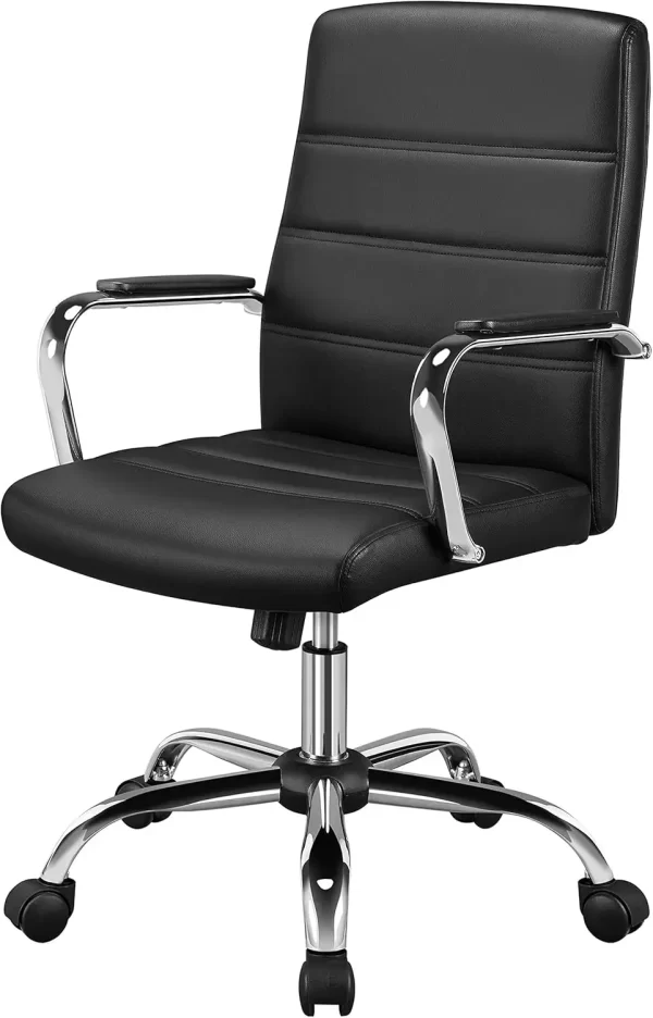 Executive Mid-Back Office Chair with Lumbar Support - Image 9