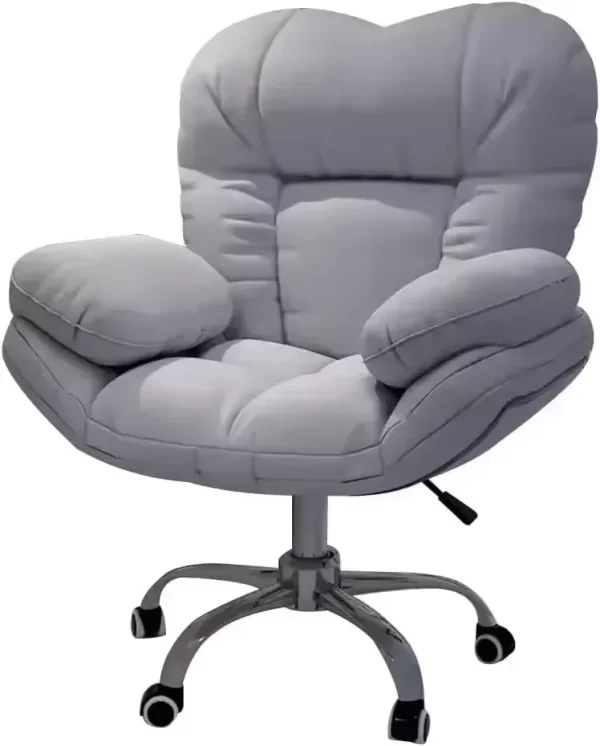 Dark Gray Recliner Gaming Chair with Adjustable Lift – Comfortable Home Office & Living Room Armchair - Image 13