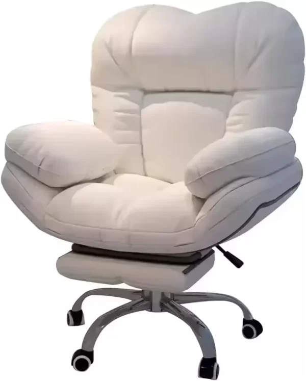 Dark Gray Recliner Gaming Chair with Adjustable Lift – Comfortable Home Office & Living Room Armchair - Image 7
