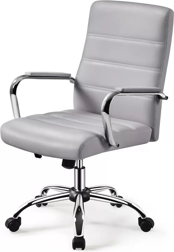 Executive Mid-Back Office Chair with Lumbar Support - Image 10