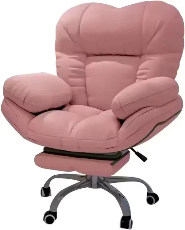 Dark Gray Recliner Gaming Chair with Adjustable Lift – Comfortable Home Office & Living Room Armchair - Image 9
