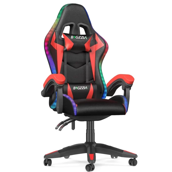 Spectra RGB Gaming Chair – LED Recliner with Headrest - Image 6