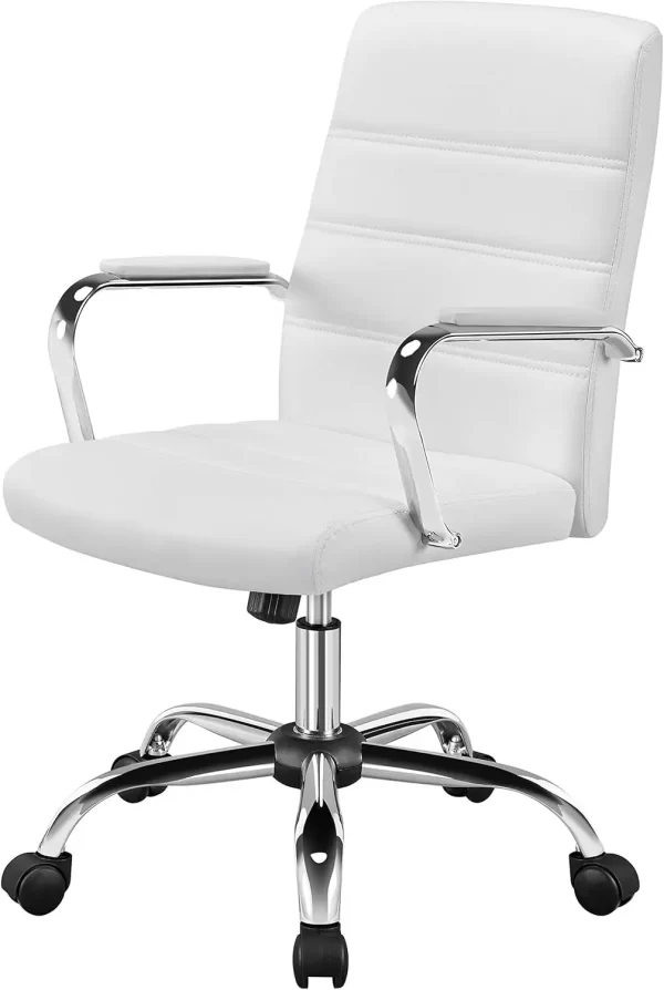 Executive Mid-Back Office Chair with Lumbar Support - Image 8