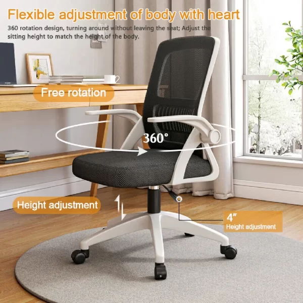 AeroFlex Pro Ergonomic Mesh Office Chair – High Back, Adjustable Swivel - Image 5