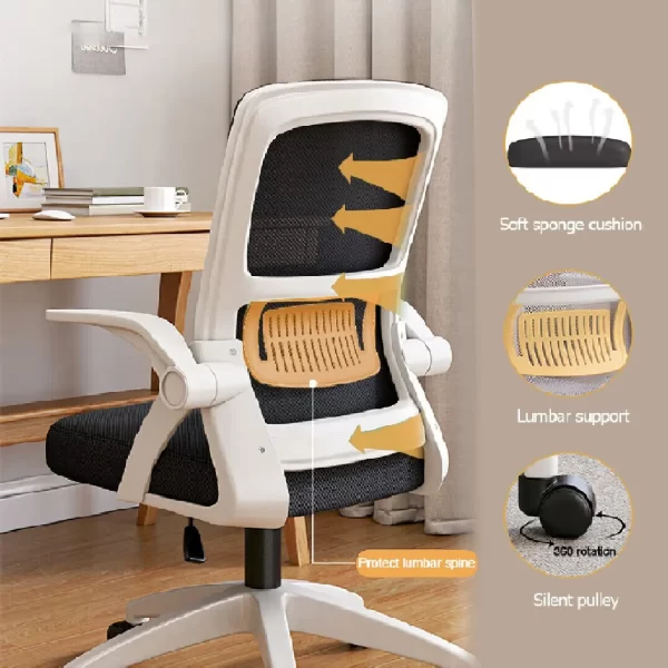 AeroFlex Pro Ergonomic Mesh Office Chair – High Back, Adjustable Swivel - Image 2